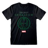Kortrmet T-shirt Marvel Logo Icon Sort Unisex #1