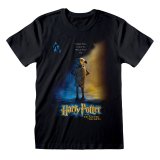 Kortrmet T-shirt Harry Potter Dobby Poster Sort Unisex #1