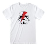 Unisex Kortrmet T-shirt Star Wars Ziggy Stormtrooper Hvid #1