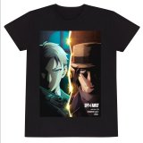 Kortrmet T-shirt Spy X Family Spitscreen Sort Unisex #1