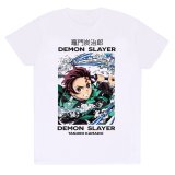 Kortrmet T-shirt Demon Slayer Whirlpool Hvid Unisex #1