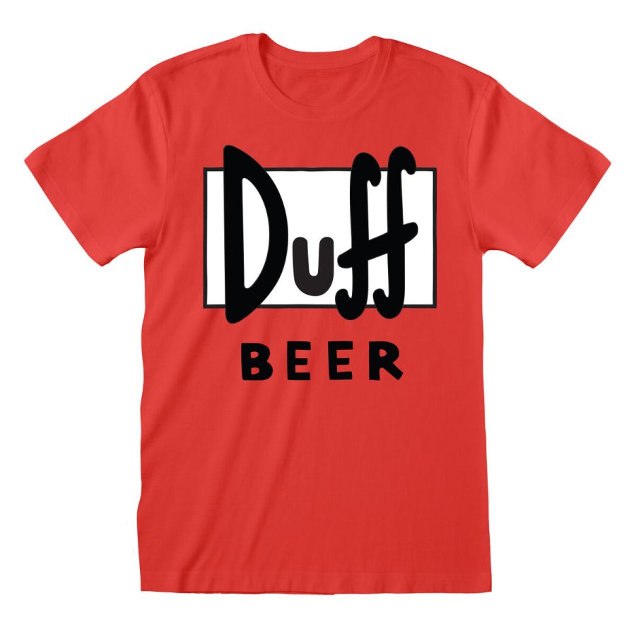 Unisex Kort�rmet T-shirt The Simpsons Duff #1