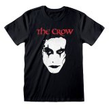 Unisex Kortrmet T-shirt The Crow Face Sort #1
