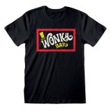 Unisex Kortrmet T-shirt Willy Wonka Wonka Bar Sort #1