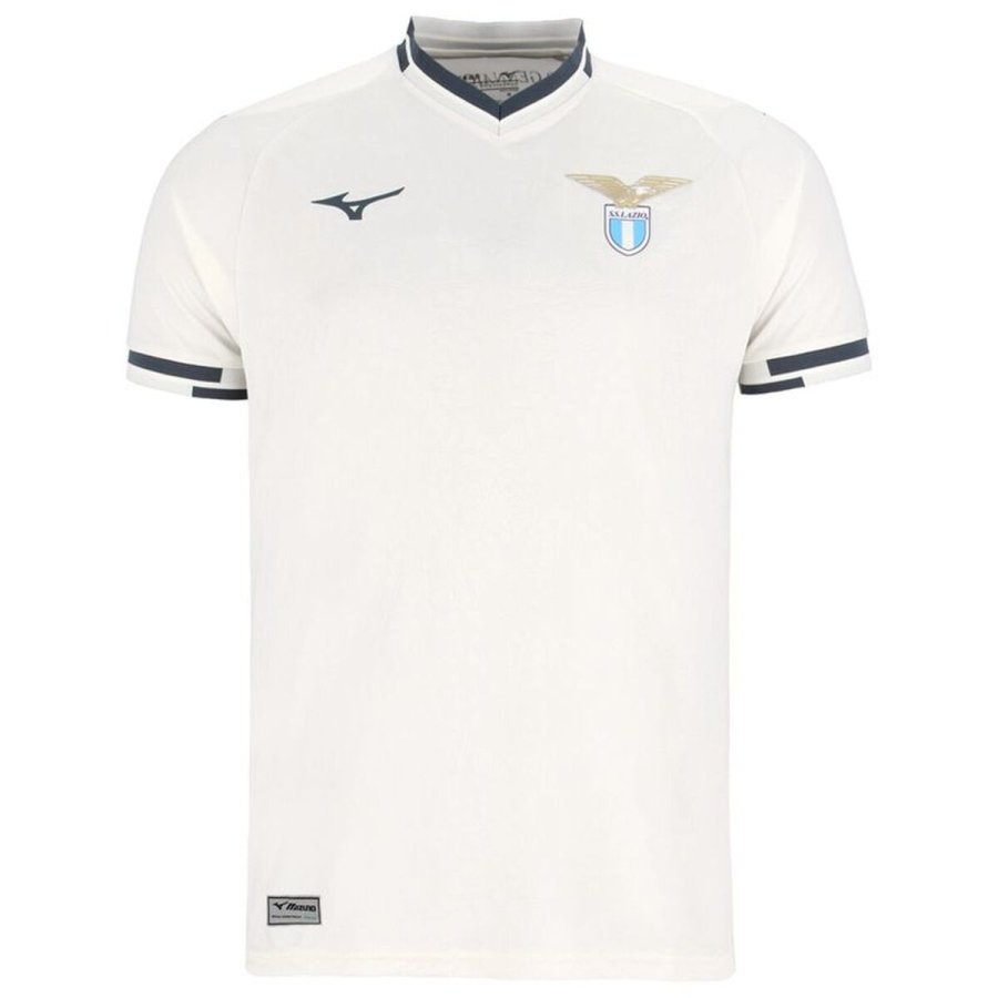 Kort�rmet fodboldtr�je til m�nd Mizuno Lazio Away Hvid #1