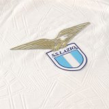 Kort�rmet fodboldtr�je til m�nd Mizuno Lazio Away Hvid #2