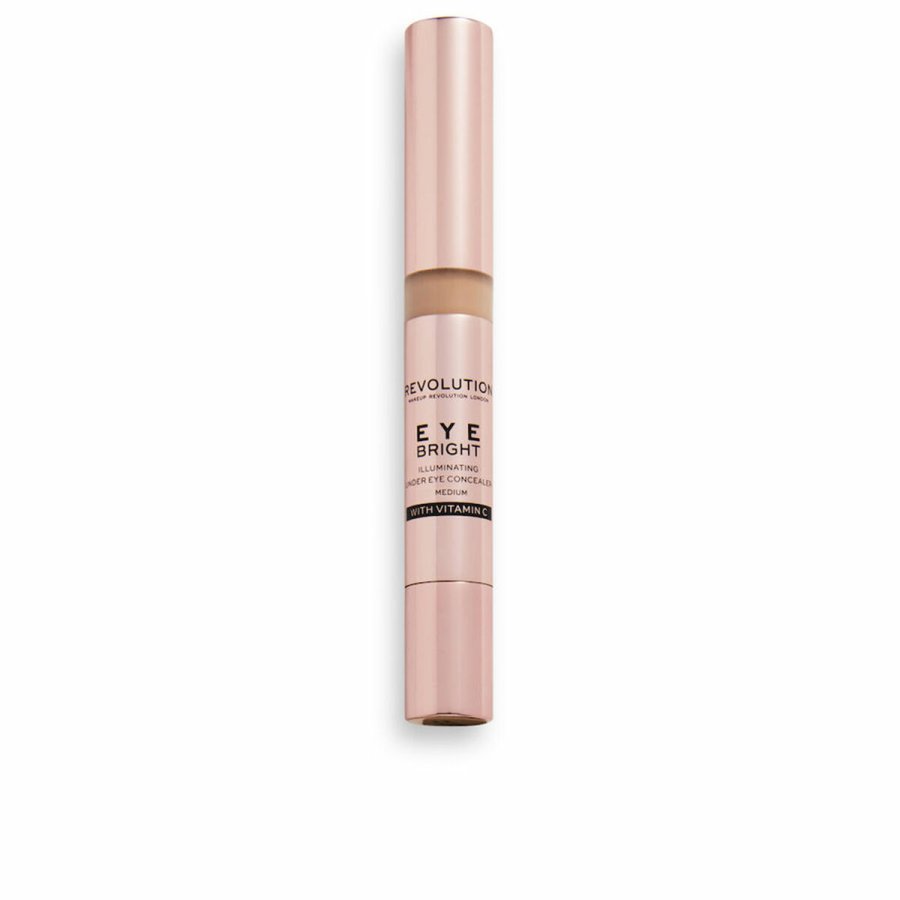 Flydende makeup foundation Revolution Make Up Bright Eye Medium 3 ml #1