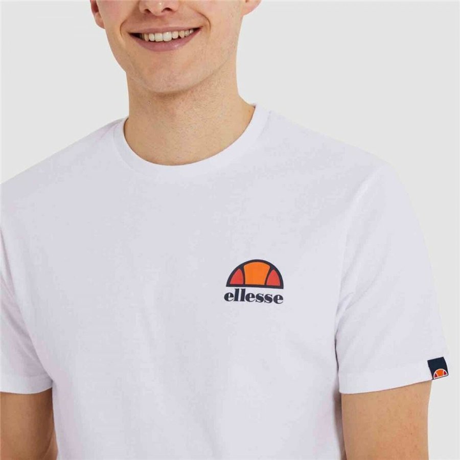 Kortrmet T-shirt til Mnd Ellesse Canaletto Hvid #3