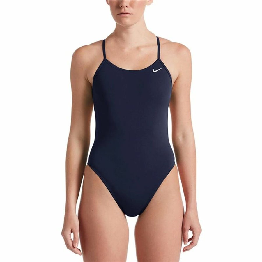 Badetj til Kvinder Nike Hydrastrong Solid Marinebl #1