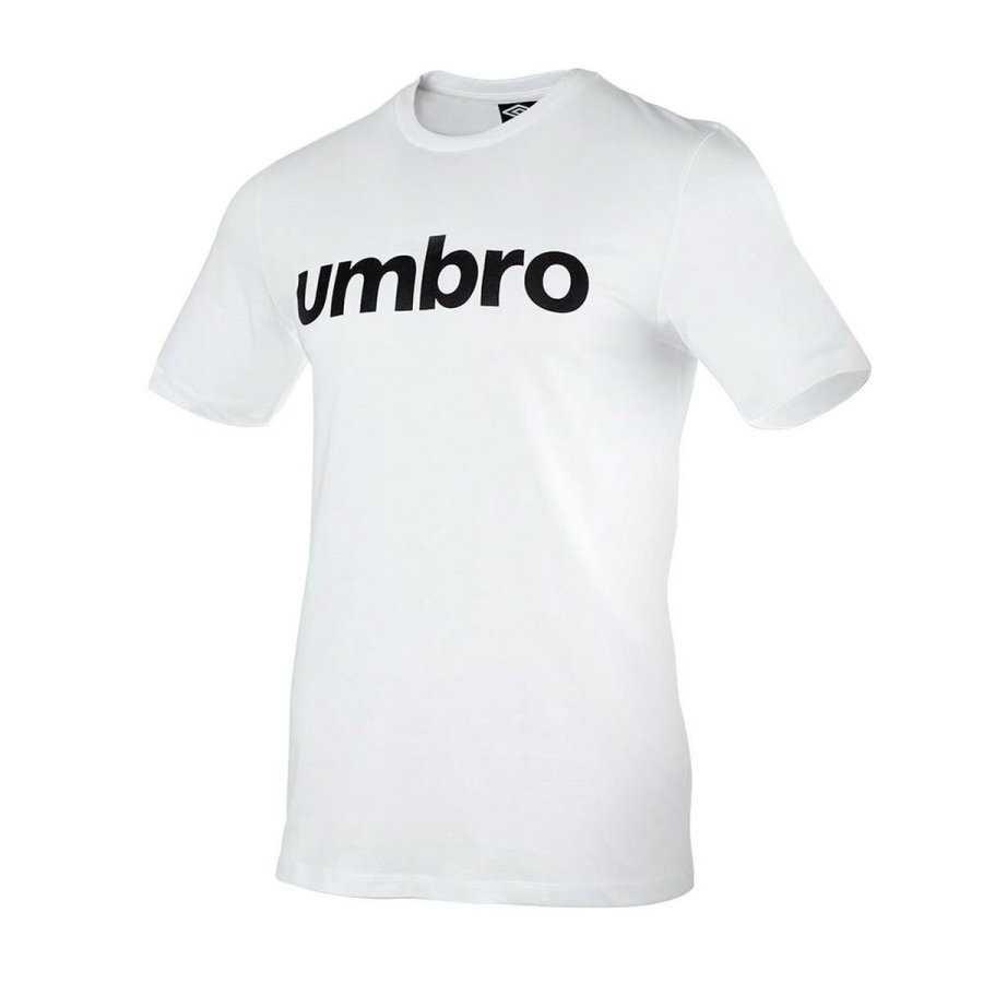Kortrmet T-shirt til Mnd Umbro  LINEAR 65551U 13V Hvid #1