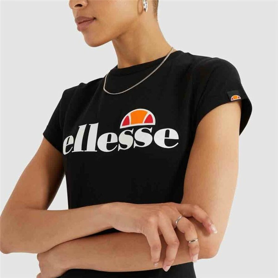 Kortrmet T-shirt til Kvinder Ellesse Hayes Sort #3