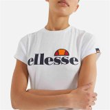 Kortrmet T-shirt til Kvinder Ellesse Hayes Hvid #3