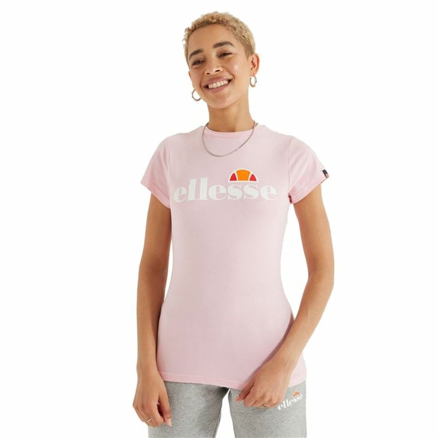 Kortrmet T-shirt til Kvinder Ellesse Hayes Pink #1