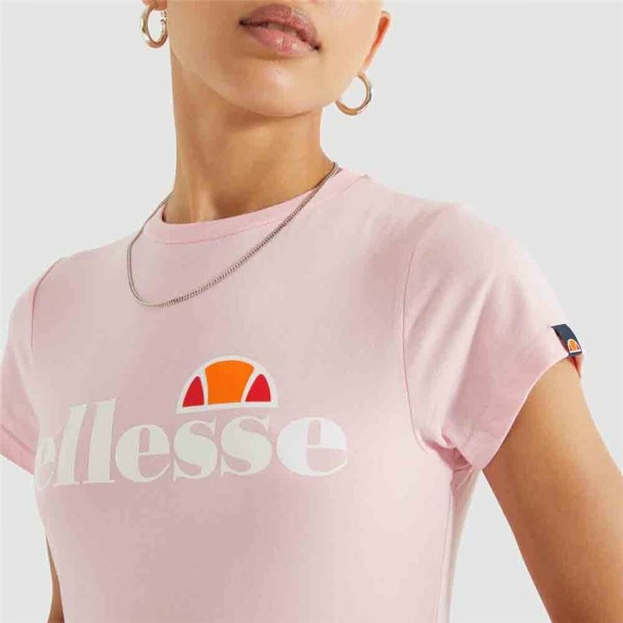 Kortrmet T-shirt til Kvinder Ellesse Hayes Pink #3