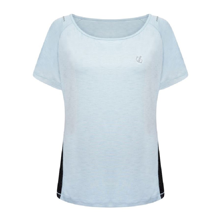 Kortrmet T-shirt til Kvinder Dare 2b You're A Gem Lysebl #1