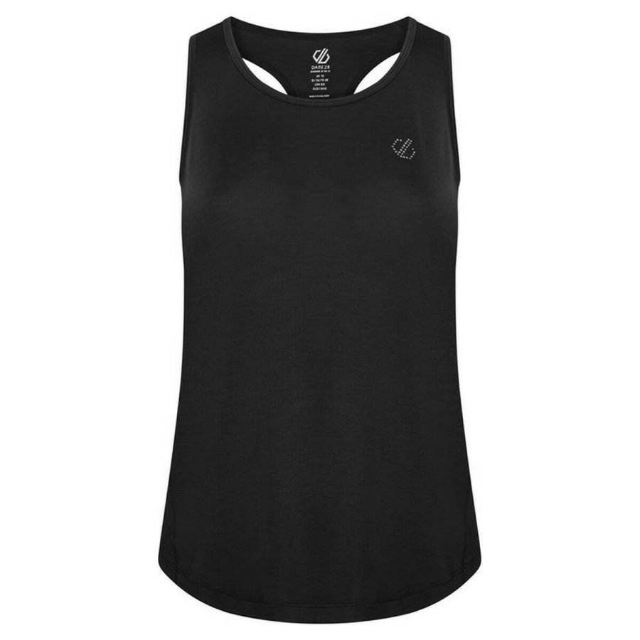 Tank top kvinder Dare 2b Agleam Hvid Sort #1