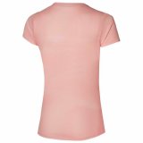 Kort�rmet T-shirt til Kvinder Mizuno Pink #2