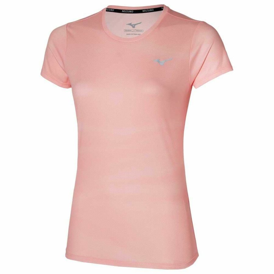 Kort�rmet T-shirt til Kvinder Mizuno Pink #1