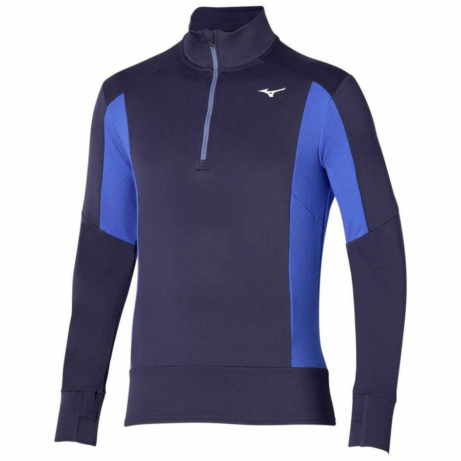 Sweaters uden H�tte til M�nd Mizuno Warmalite HZ Bl� #1