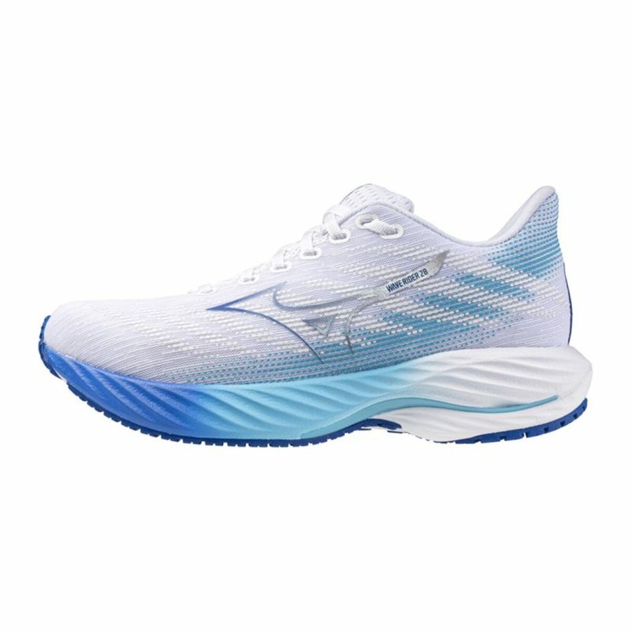 Lbesko til voksne Mizuno Wave Rider 28 Hvid #1