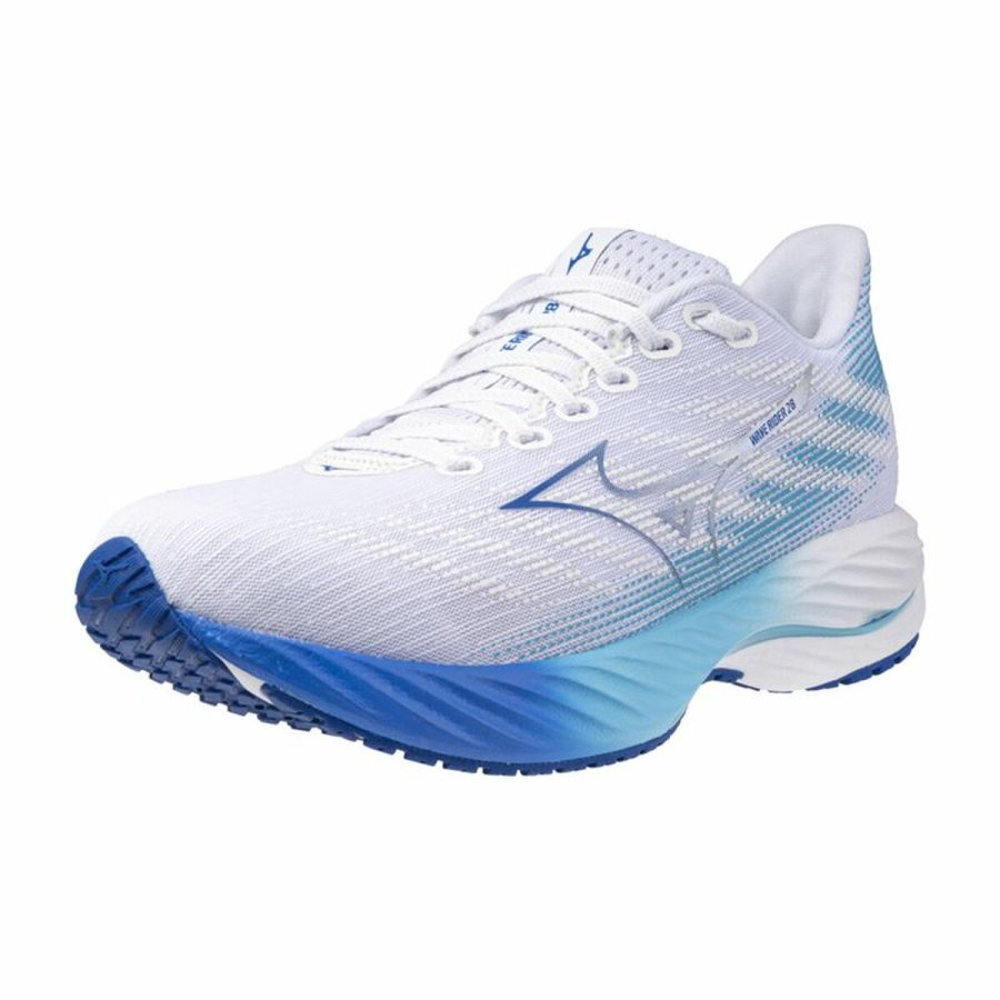Lbesko til voksne Mizuno Wave Rider 28 Hvid #4