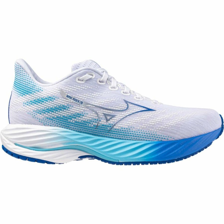 L�besko til voksne Mizuno Wave Rider 28 Hvid Dame #1