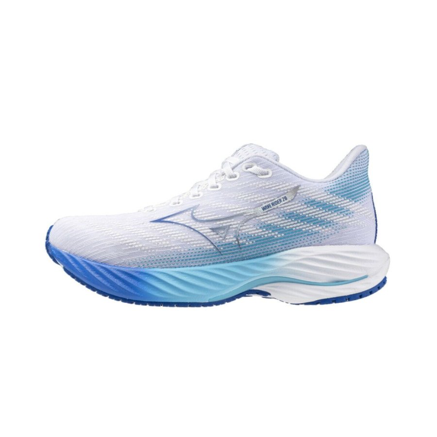 L�besko til voksne Mizuno Wave Rider 28 Hvid Dame #2