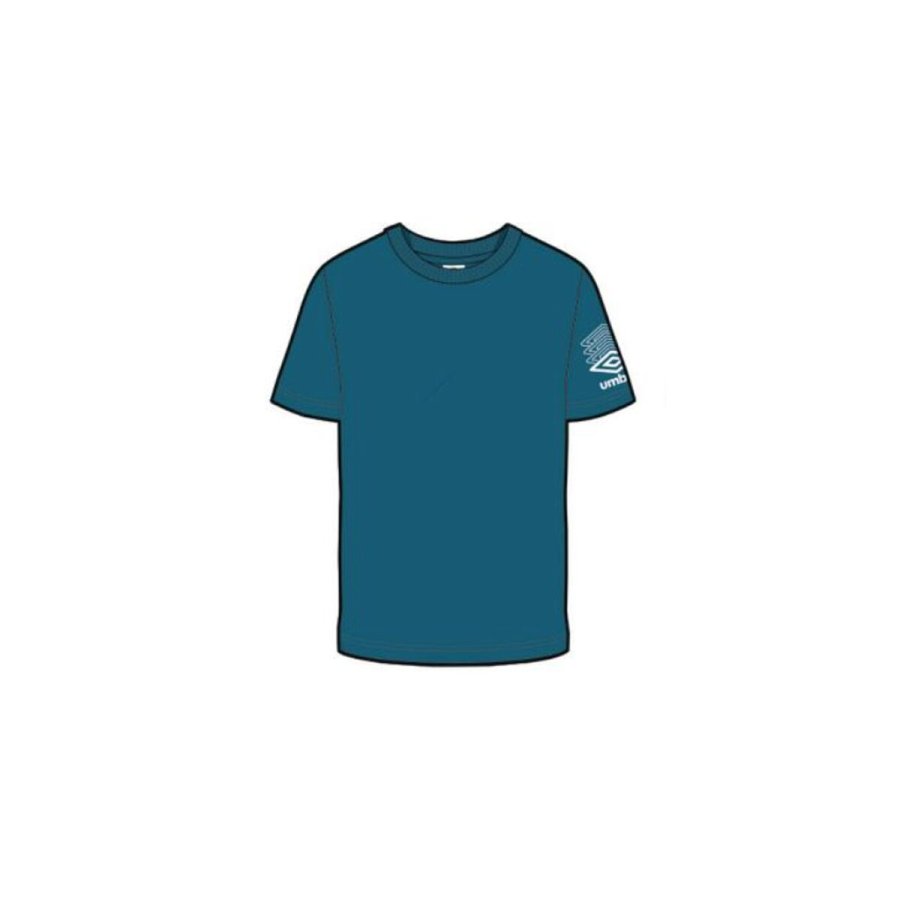 Kort�rmet T-shirt til M�nd Umbro tERRACE 66207U LKB Bl� #2