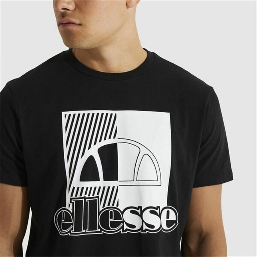 Kortrmet T-shirt til Mnd Ellesse Chamuel Sort #5