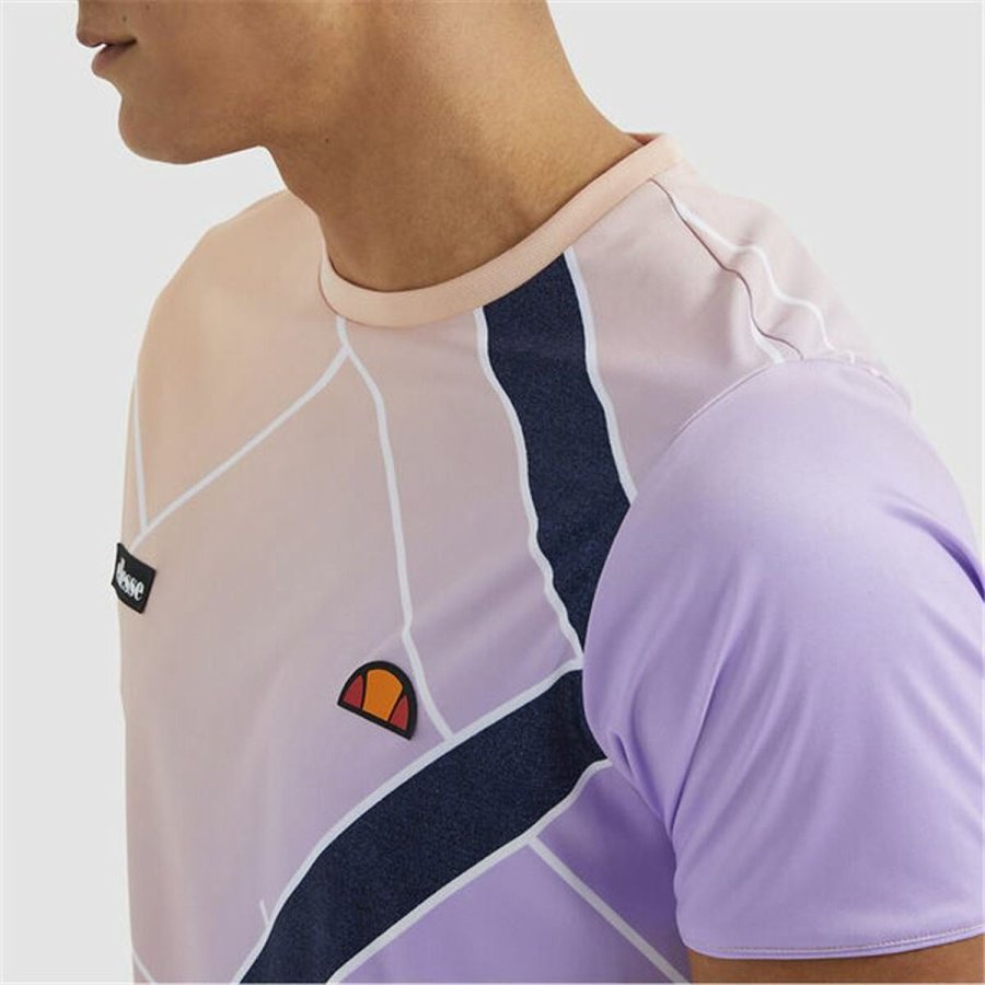 Kortrmet T-shirt til Mnd Ellesse Fulgore Violet #4