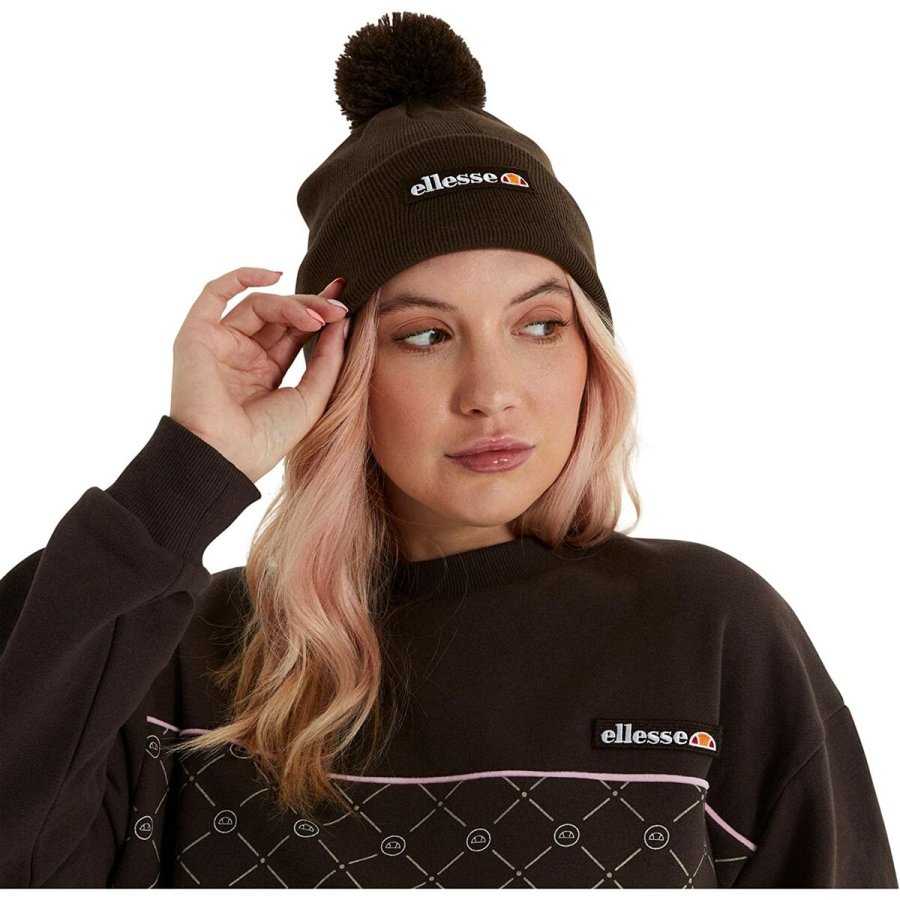 Hat Ellesse Pasteria Pom Pom Brun #1
