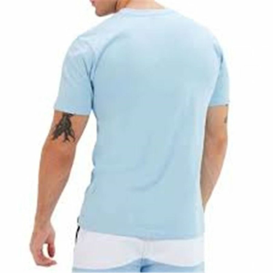 Kortrmet T-shirt til Mnd Ellesse Aprel Cyan #4