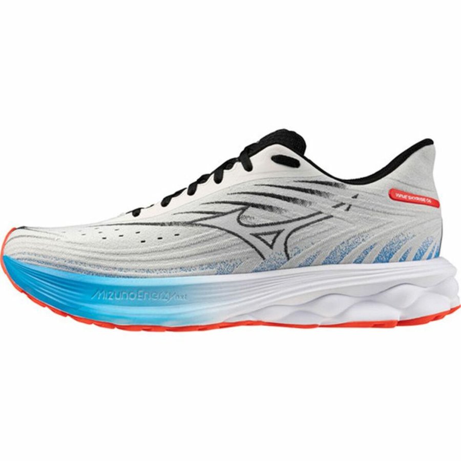 L�besko til voksne Mizuno Wave Skyrise 6 Lysegr� #2