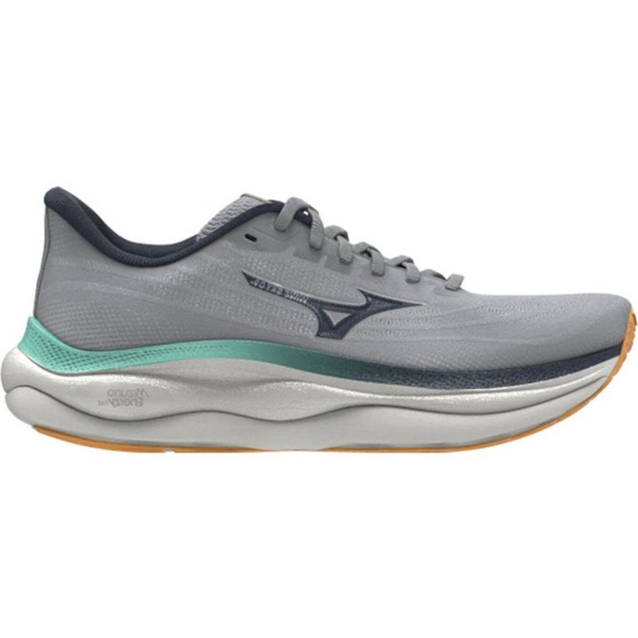 L�besko til voksne Mizuno Wave Sky 9 Lysegr� #1