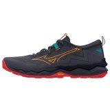 Trail l�besko til m�nd (bjergl�b) Mizuno Wave Daichi 9 M�rkegr� #2