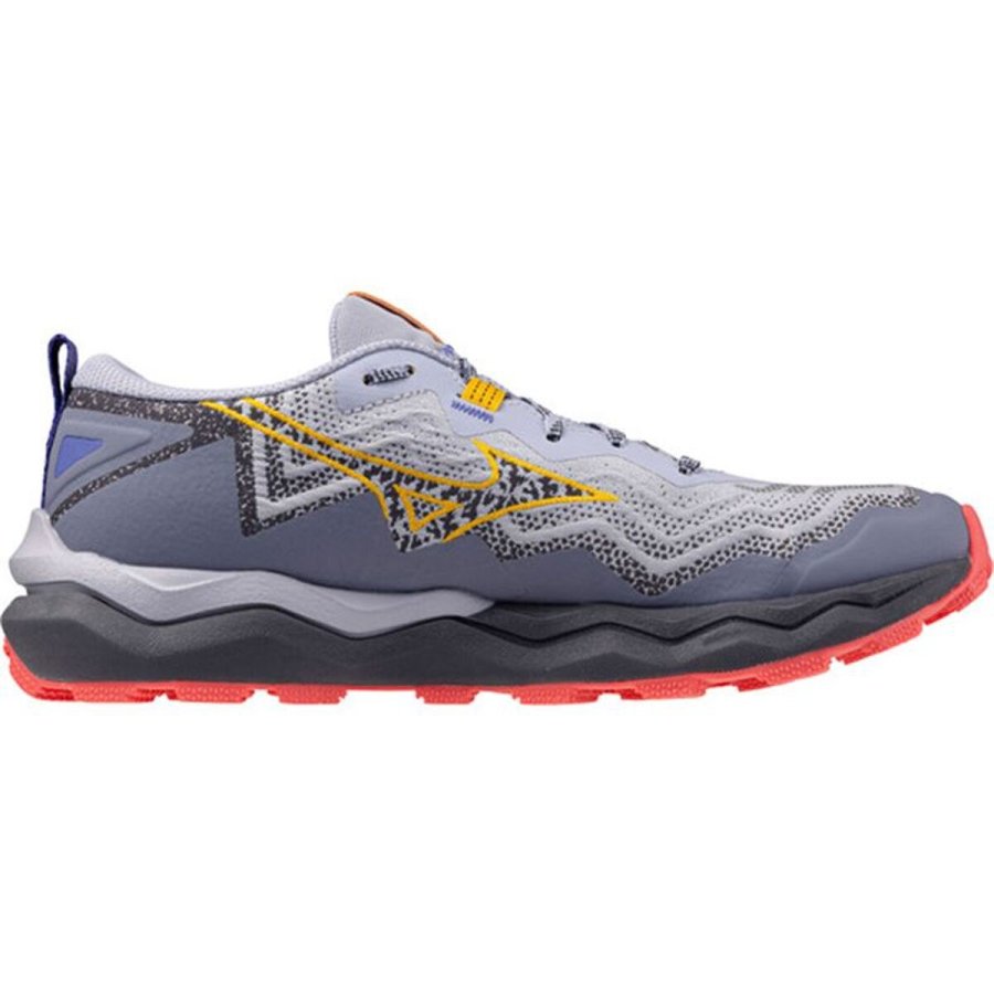 Trail l�besko til kvinder Mizuno Wave Daichi 9 Gr� #1