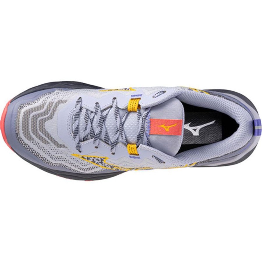 Trail l�besko til kvinder Mizuno Wave Daichi 9 Gr� #3