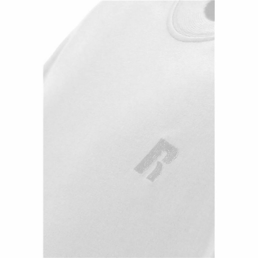 Kortrmet T-shirt til Mnd Russell Athletic Amt A30011 Hvid #4