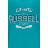 Kortrmet T-shirt til Mnd Russell Athletic Amt A30081 Akvamarin #3