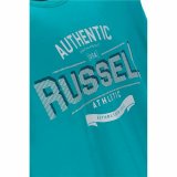 Kortrmet T-shirt til Mnd Russell Athletic Amt A30081 Akvamarin #4