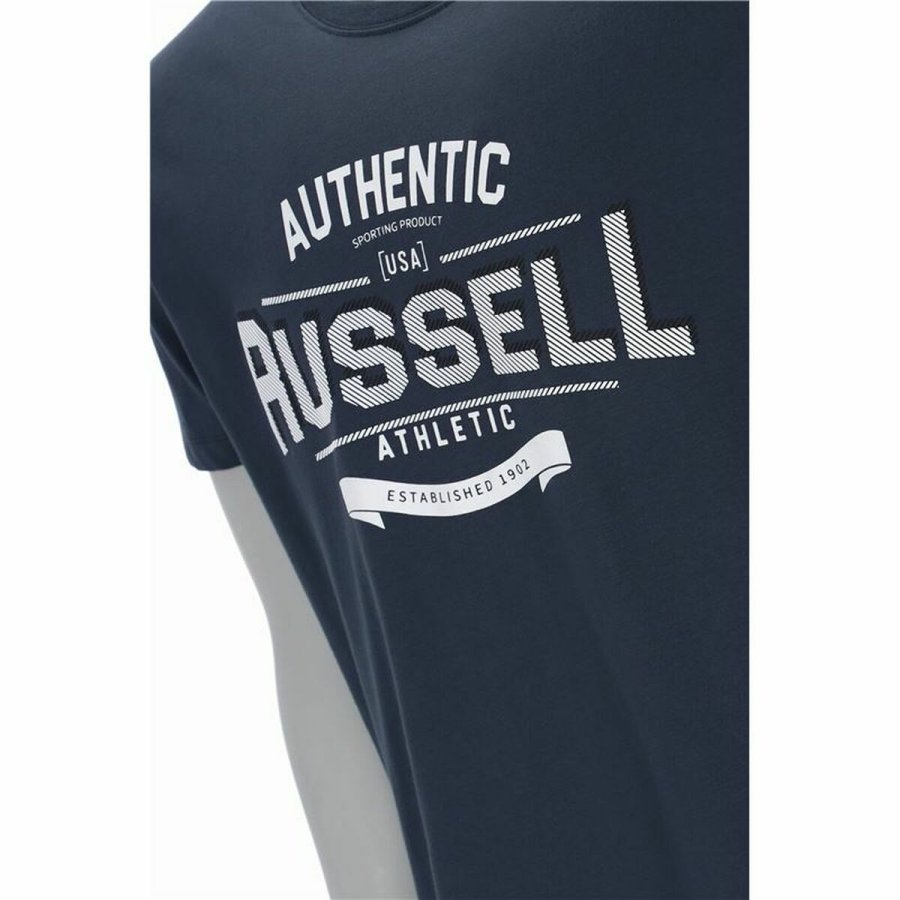 Kort�rmet T-shirt til M�nd Russell Athletic Ara M�rkebl� #4