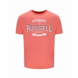 Kortrmet T-shirt til Mnd Russell Athletic Amt A30081 Orange Koral #1