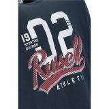 Kort�rmet T-shirt til M�nd Russell Athletic Amt A30101 M�rkebl� #4