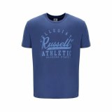Kort�rmet T-shirt Russell Athletic Amt A30211 Bl� M�nd #1