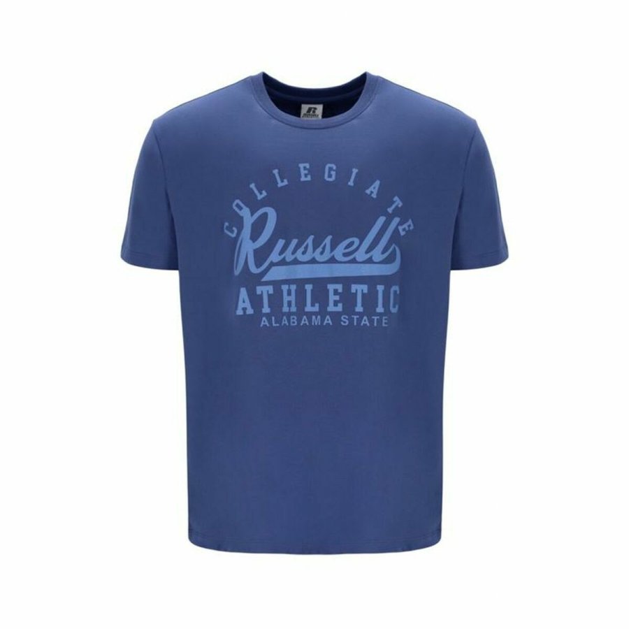 Kort�rmet T-shirt Russell Athletic Amt A30211 Bl� M�nd #1