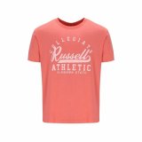 Kort�rmet T-shirt Russell Athletic Amt A30211 Koral M�nd #1