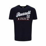 Kort�rmet T-shirt Russell Athletic Amt A30311 Sort M�nd #1