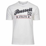 Kort�rmet T-shirt Russell Athletic Amt A30311 Hvid M�nd #1