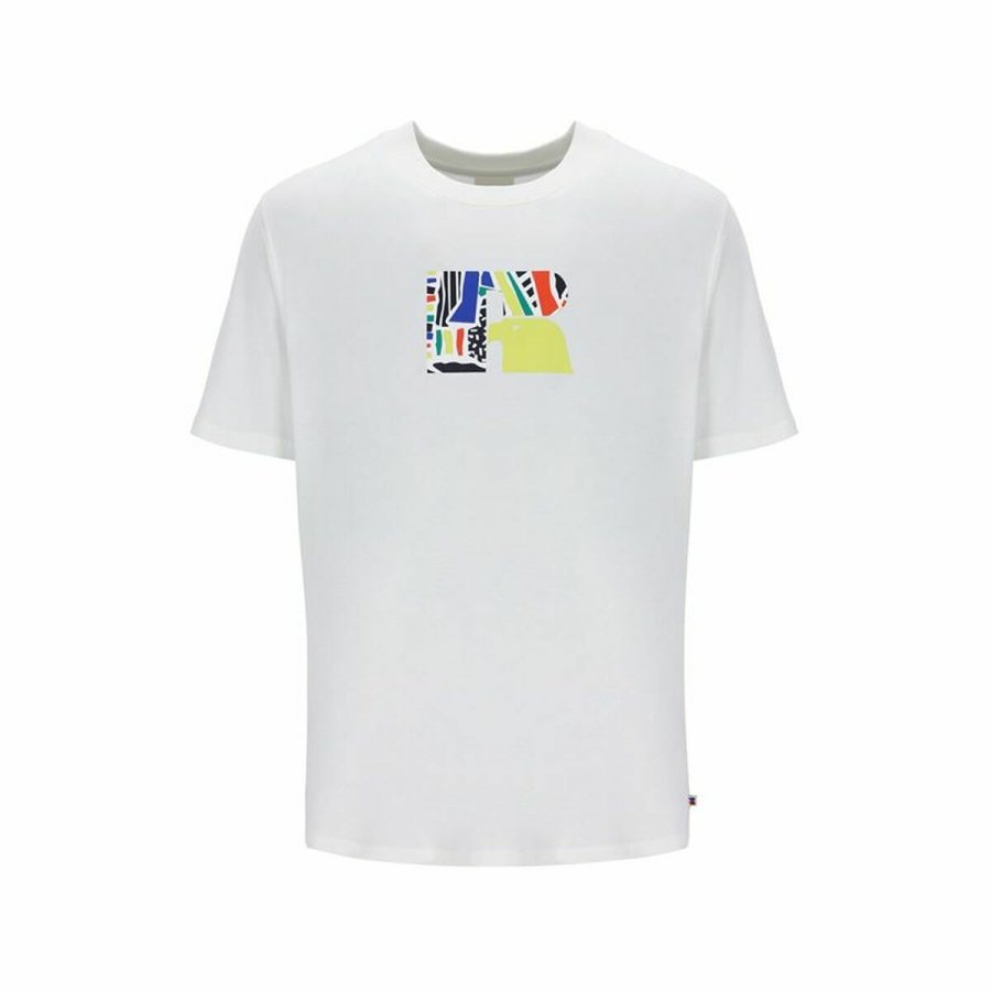 Kortrmet T-shirt til Mnd Russell Athletic Emt E36211 Hvid #1