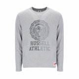 Langrmet T-shirt til Mnd Russell Athletic Collegiate Lysegr #1